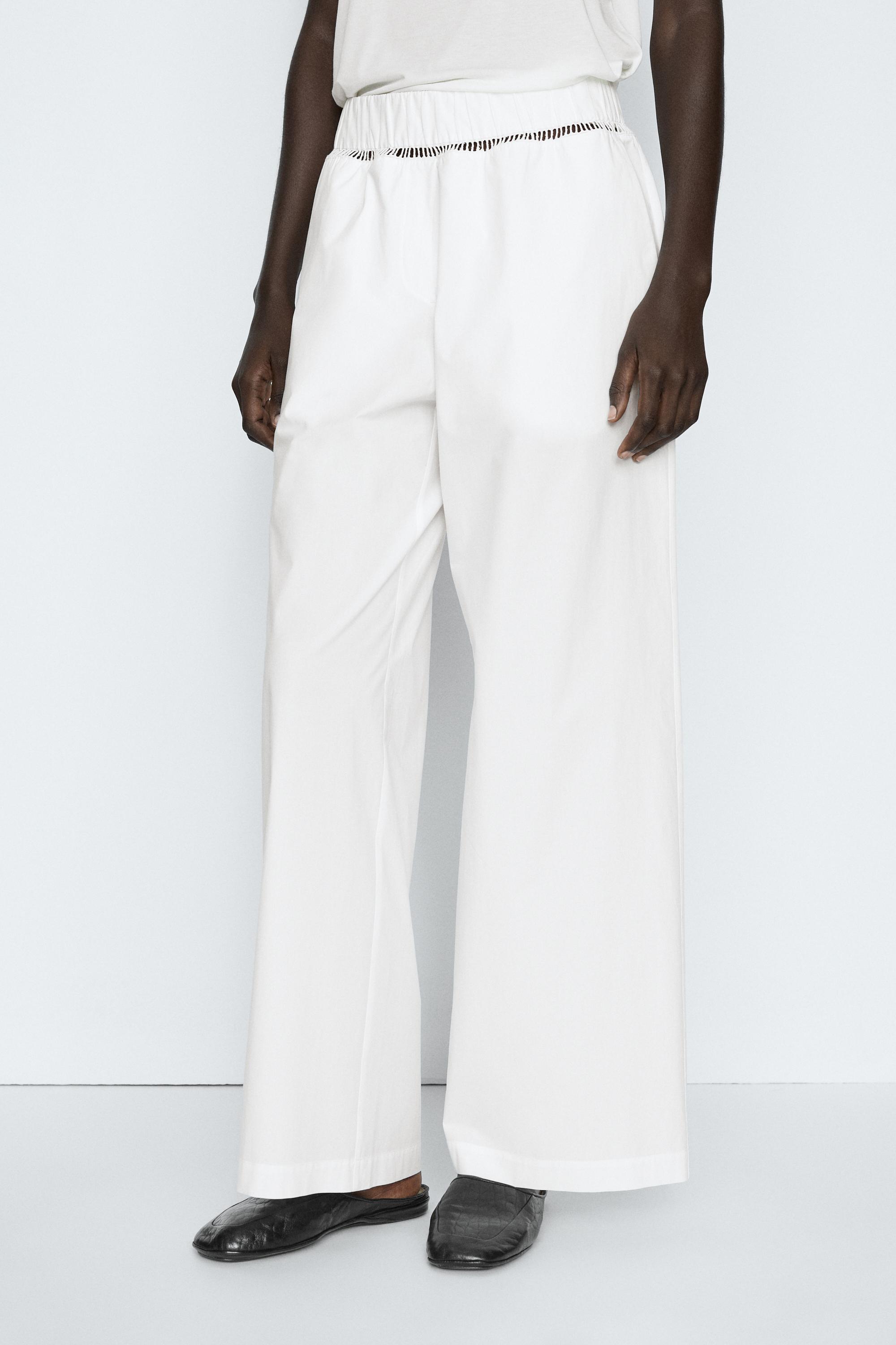 100% cotton elasticated pants - STUDIO